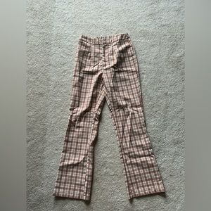 shein plaid pants